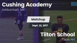 Matchup: Cushing Academy vs. Tilton School 2017