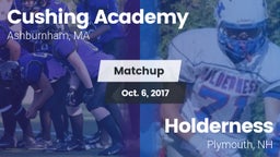 Matchup: Cushing Academy vs. Holderness  2017