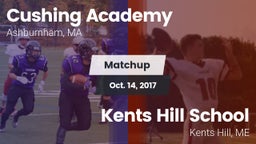 Matchup: Cushing Academy vs. Kents Hill School 2017