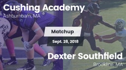 Matchup: Cushing Academy vs. Dexter Southfield  2018
