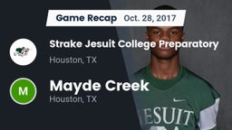 Recap: Strake Jesuit College Preparatory vs. Mayde Creek  2017