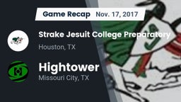 Recap: Strake Jesuit College Preparatory vs. Hightower  2017