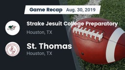 Recap: Strake Jesuit College Preparatory vs. St. Thomas  2019