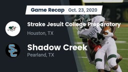 Recap: Strake Jesuit College Preparatory vs. Shadow Creek  2020