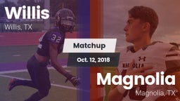 Matchup: Willis  vs. Magnolia  2018