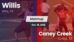 Matchup: Willis  vs. Caney Creek  2019
