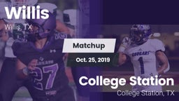 Matchup: Willis  vs. College Station  2019