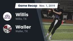 Recap: Willis  vs. Waller  2019