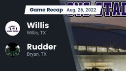 Recap: Willis  vs. Rudder  2022
