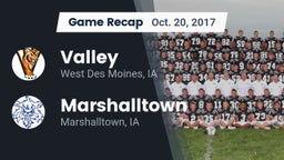 Recap: Valley  vs. Marshalltown  2017