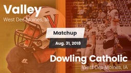 Matchup: Valley  vs. Dowling Catholic  2018