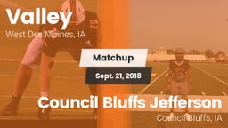 Matchup: Valley  vs. Council Bluffs Jefferson  2018