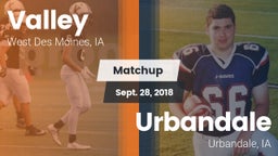Matchup: Valley  vs. Urbandale  2018