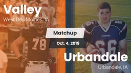 Matchup: Valley  vs. Urbandale  2019