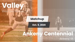 Matchup: Valley  vs. Ankeny Centennial  2020