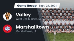 Recap: Valley  vs. Marshalltown  2021