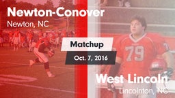 Matchup: Newton-Conover High vs. West Lincoln  2016