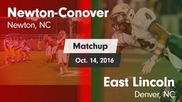 Matchup: Newton-Conover High vs. East Lincoln  2016
