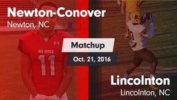 Matchup: Newton-Conover High vs. Lincolnton  2016