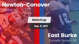 Matchup: Newton-Conover High vs. East Burke  2017