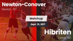 Matchup: Newton-Conover High vs. Hibriten  2017
