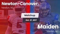 Matchup: Newton-Conover High vs. Maiden  2017