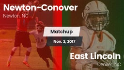 Matchup: Newton-Conover High vs. East Lincoln  2017