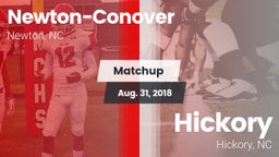 Matchup: Newton-Conover High vs. Hickory  2018