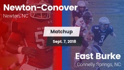 Matchup: Newton-Conover High vs. East Burke  2018