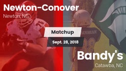Matchup: Newton-Conover High vs. Bandy's 2018