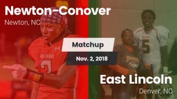 Matchup: Newton-Conover High vs. East Lincoln  2018