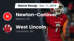 Recap: Newton-Conover  vs. West Lincoln  2019