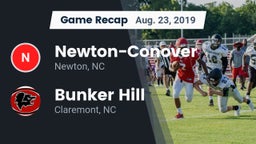 Recap: Newton-Conover  vs. Bunker Hill  2019