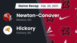 Recap: Newton-Conover  vs. Hickory  2021