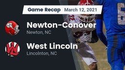Recap: Newton-Conover  vs. West Lincoln  2021