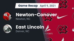 Recap: Newton-Conover  vs. East Lincoln  2021
