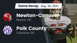 Recap: Newton-Conover  vs. Polk County  2021