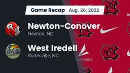 Recap: Newton-Conover  vs. West Iredell  2022