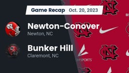 Recap: Newton-Conover  vs. Bunker Hill  2023