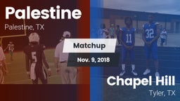 Matchup: Palestine High vs. Chapel Hill  2018