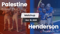 Matchup: Palestine High vs. Henderson  2020