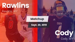 Matchup: Rawlins  vs. Cody  2019