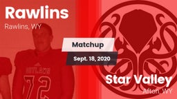 Matchup: Rawlins  vs. Star Valley  2020
