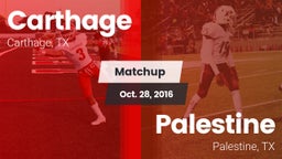 Matchup: Carthage  vs. Palestine  2016