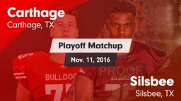 Matchup: Carthage  vs. Silsbee  2016
