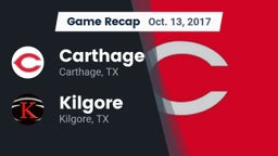 Recap: Carthage  vs. Kilgore  2017
