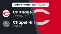 Recap: Carthage  vs. Chapel Hill  2017