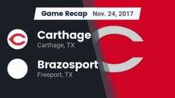 Recap: Carthage  vs. Brazosport  2017