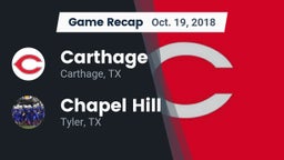 Recap: Carthage  vs. Chapel Hill  2018