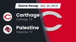 Recap: Carthage  vs. Palestine  2018